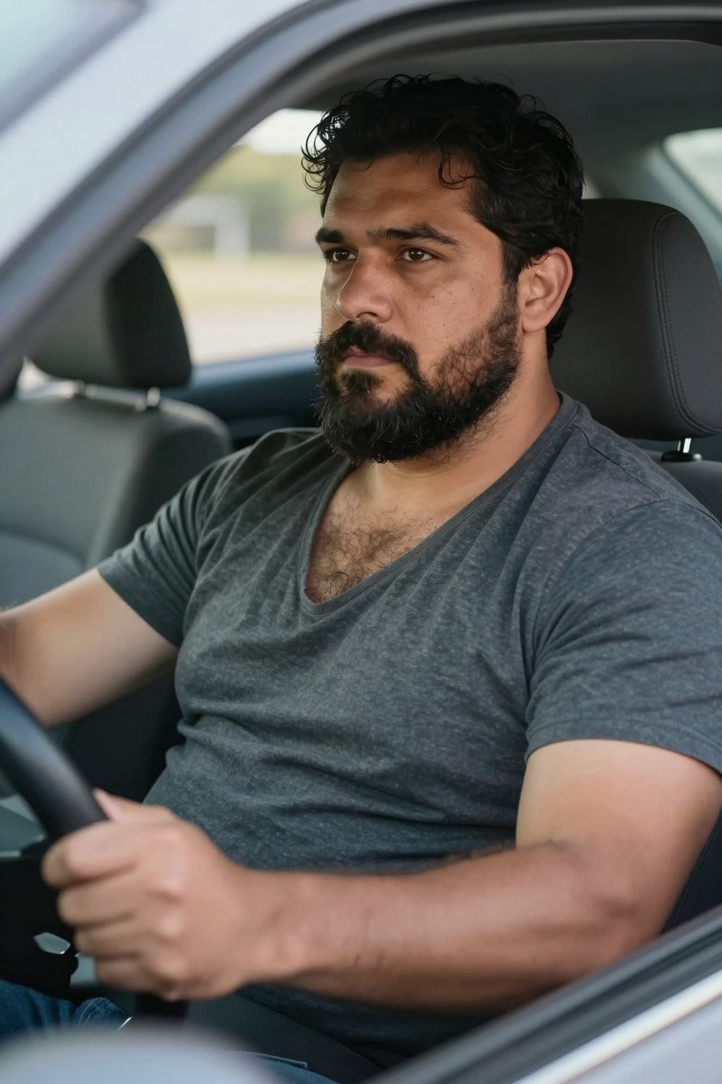 Самуэль, водитель Uber фон